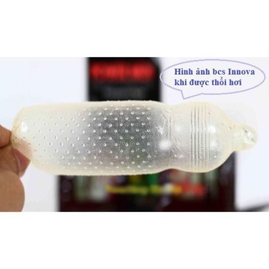 Giá Sỉ  Combo 3 Hộp bao cao su Innova Gân gai kéo dài cuộc yêu , Hộp 12