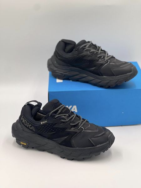 SALE 49% Hoka One One Anacapa Low GORE-TEX Black - Giày Phượt , Leo Núi nam