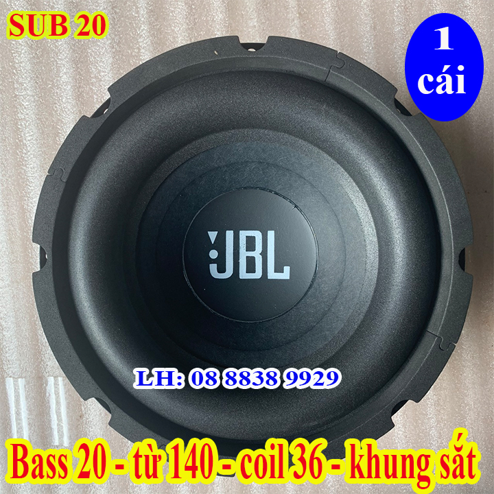 Sub 20 siêu trầm jb từ 140 cao cấp - loa nhập - giá 1 loa