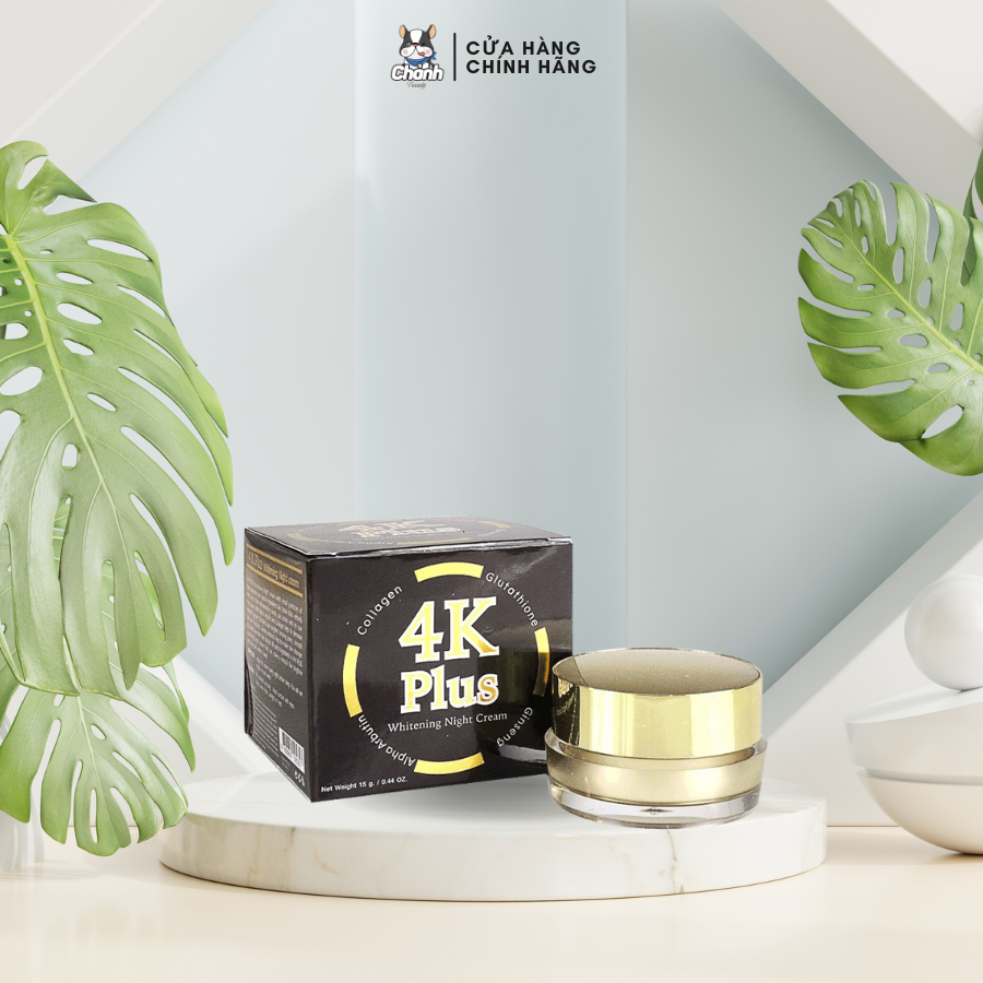 HOÀN TIỀN 15% - Kem 4k Plus Dưỡng Trắng Da Whitening Night Cream