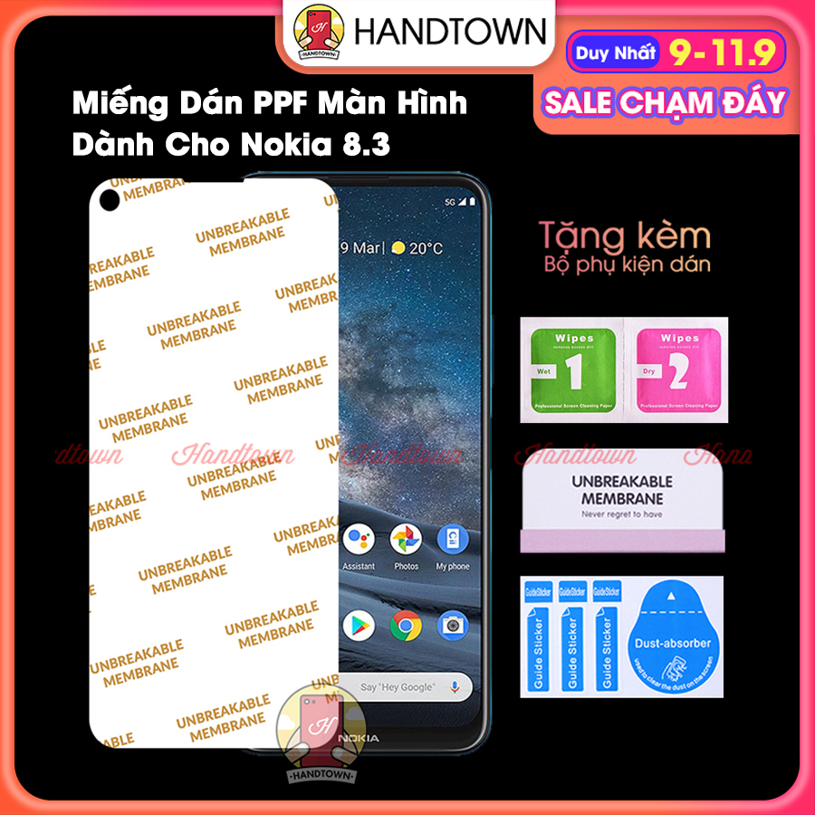 Miếng Dán Màn Hình PPF Nokia 8.3 Cường Lực Chống Xước Chống Va Đập