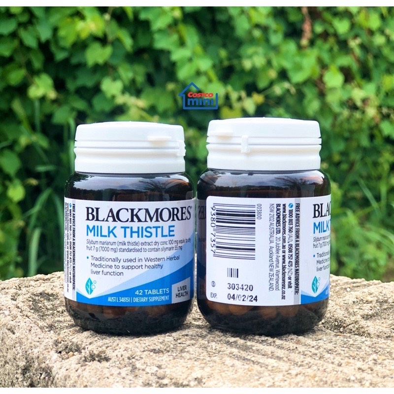 Viên uống bổ sung BlackMore Milk Thistle 42 viên.