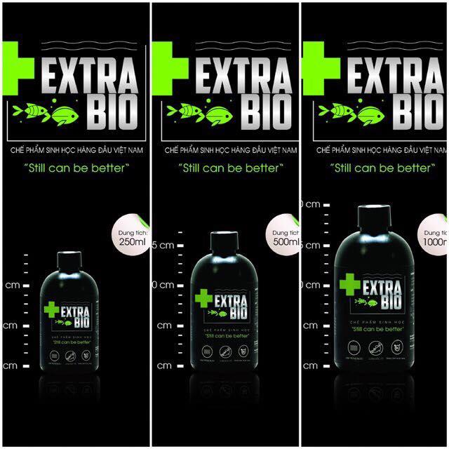 Men Vi Sinh Extra Bio cao cấp cho cá cảnh chai 250ml