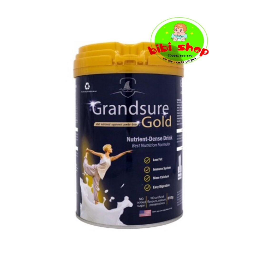 [Hoàn Tiền 12%]Sữa Grandsure gold 850gr sữa non grand sure gold sữa non xương khớp hàng chính hãng