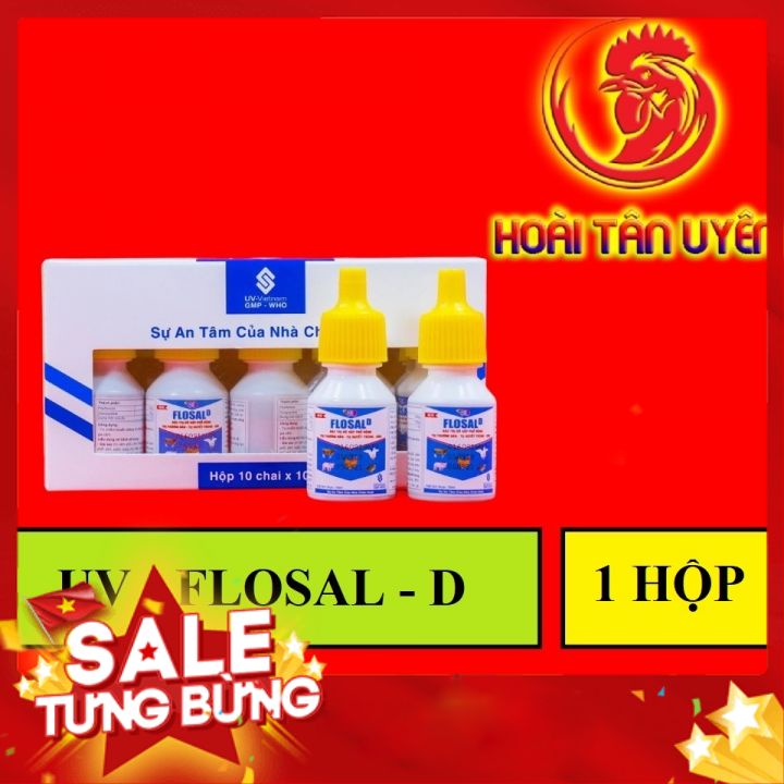 [ BD ] [ LUÔN CHÁY HÀNG KHI VÀO MÙA ] FLOSAL D 1 hộp đặc trị khò khè, tụ huyết trùng gà đá