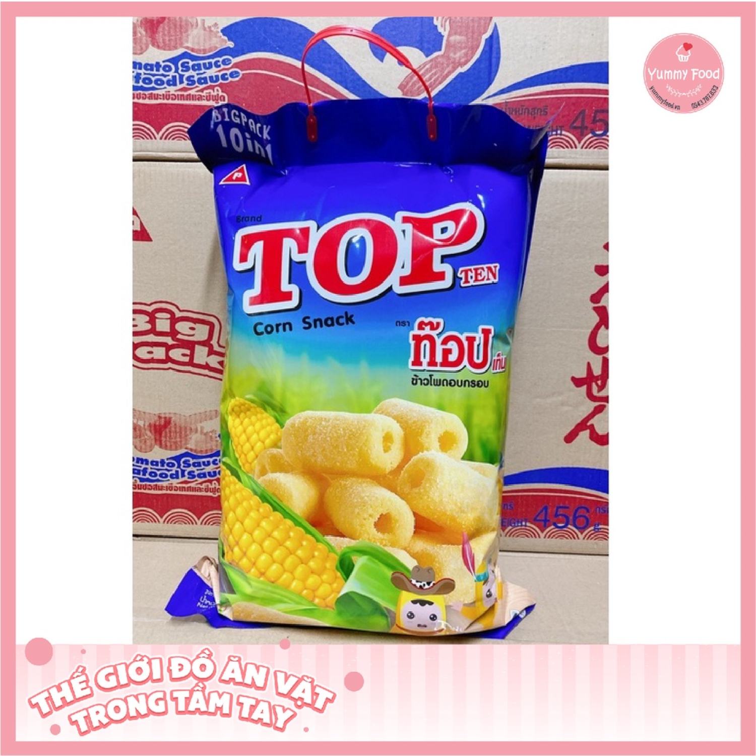 Snack bắp thái khổng lồ top ten