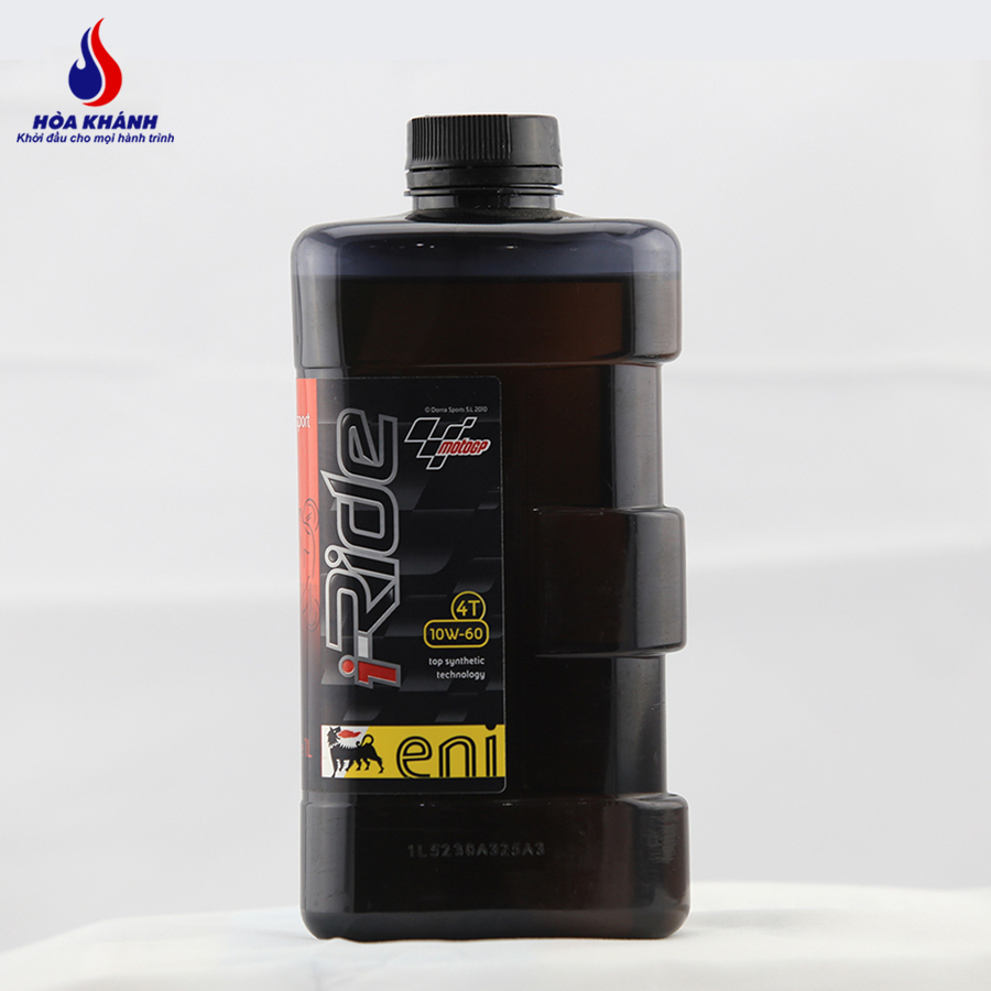Dầu nhớt xe máy tổng hợp cao cấp nhập khẩu từ Ý eni i-Ride motoGP 10W-60 ( 1 Lít )