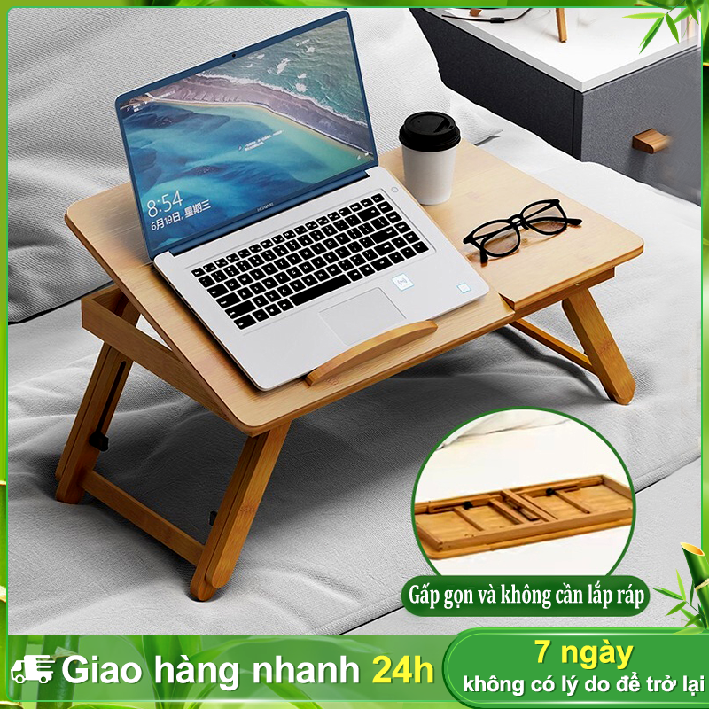 Gấp gọn bàn học gấp gọn bàn máy tính bàn gỗ nhật nàn đa năng