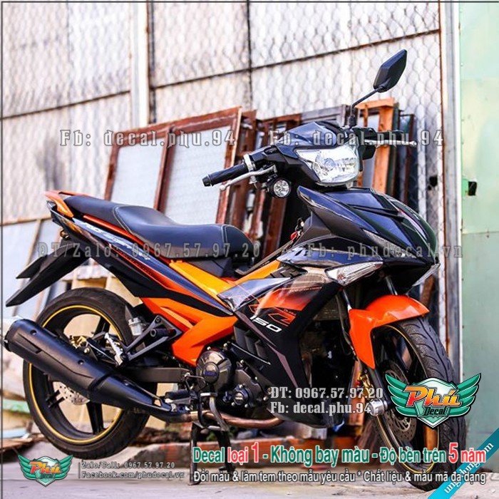 Tem rời ex exciter 150 rc 2019 cam đen