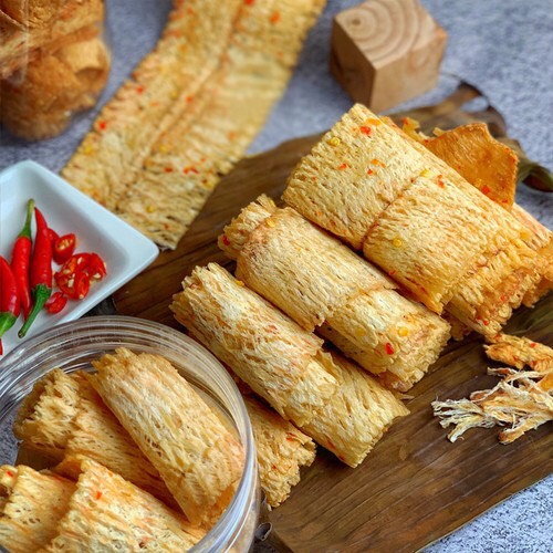 Mực cán tẩm gia vị thơm ngon pet300g