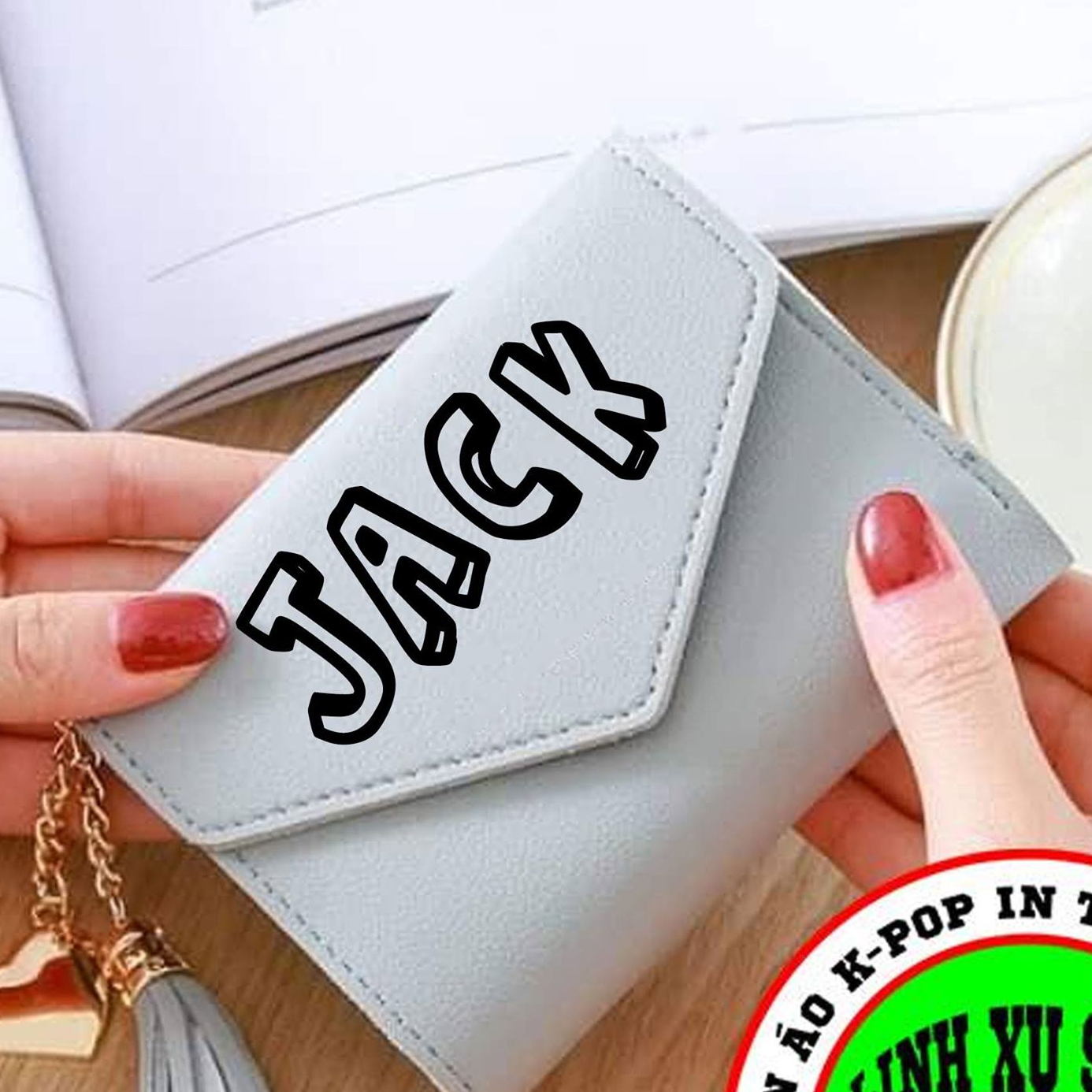 Ví Jack Ngắn , Bóp Jack Cầm Tay Có In Theo Yêu Cầu