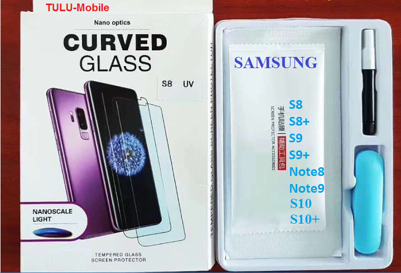Kính cường lực full keo uv samsung s8, s8plus, s9, s9plus, note8, note9, s10, s10 plus