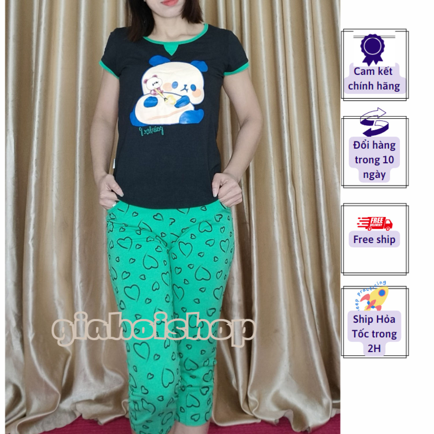 Thanh lý bộ mặc nhà xuân hè Gia Hồi Coming
