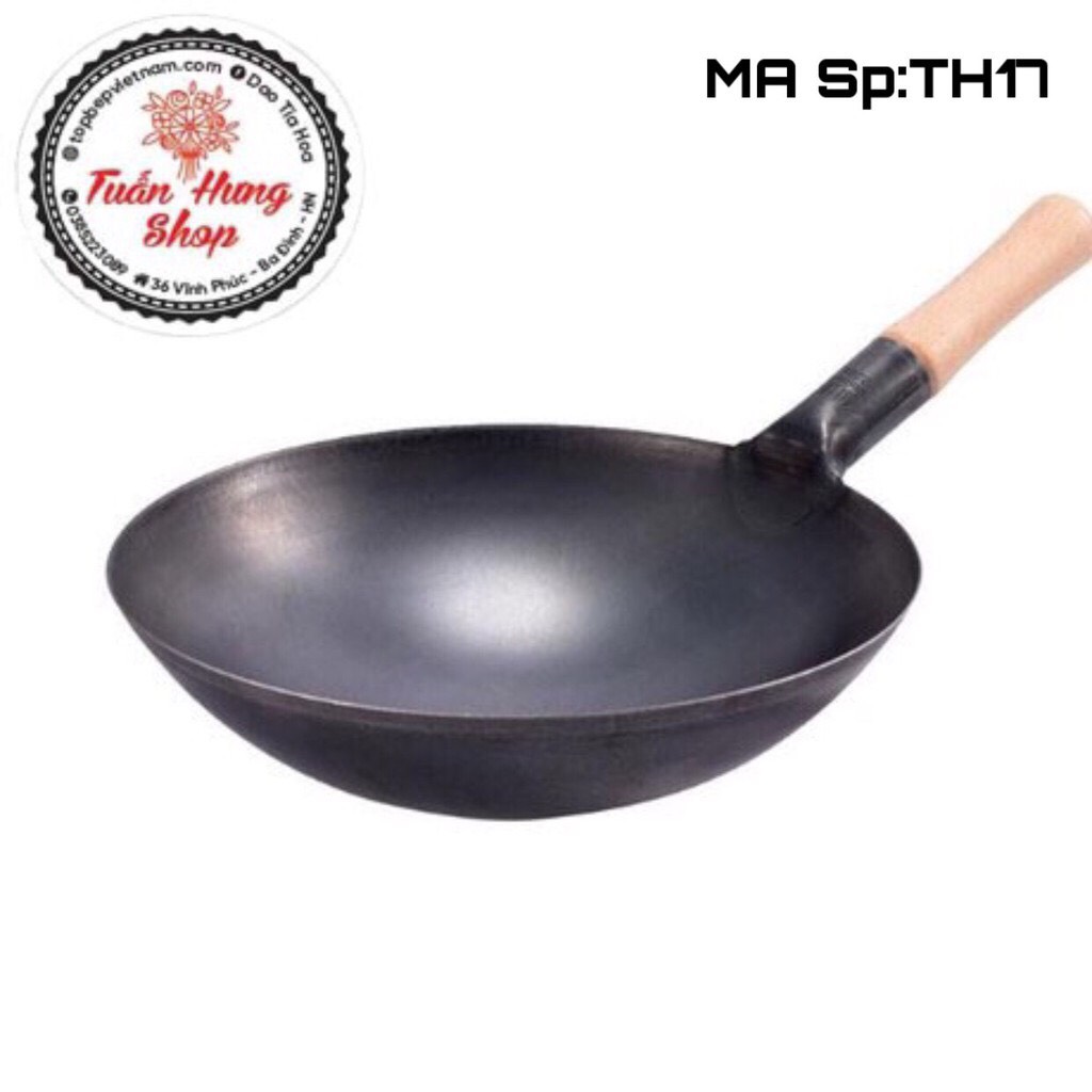 chảo thép cao cấp giá rẻ size 34cm(chuyên dùng cho nhà hàng)