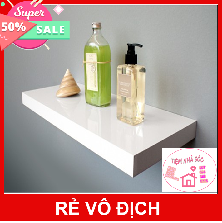 COMBO 3 thanh ngang kệ gỗ treo tường Rộng 40cm x sâu 15cm