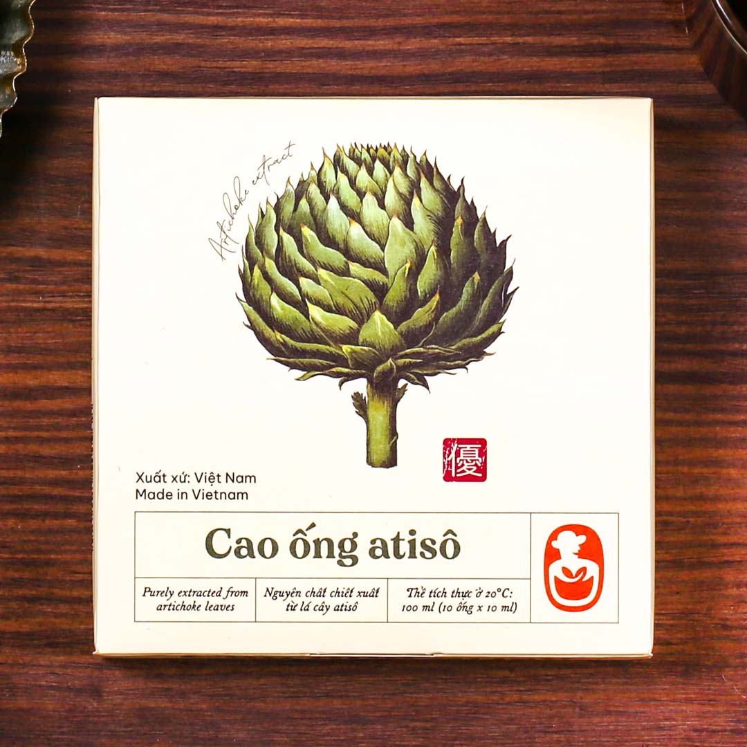 Cao ống nước atisô Langfarm 10 ống hộp mẫu antique
