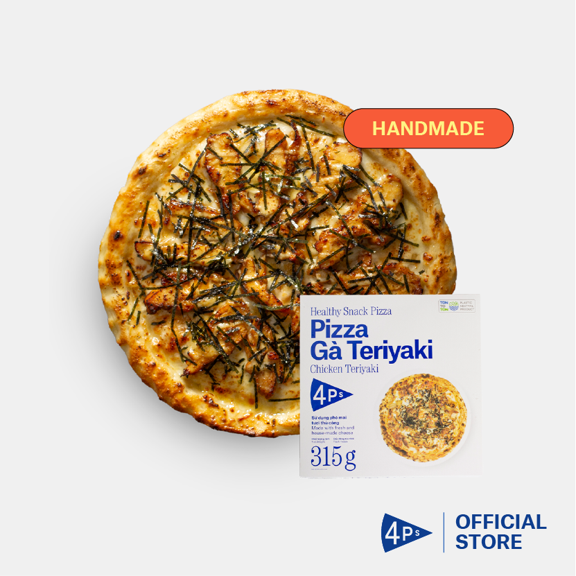 [Giao HCM][Hỏa tốc] 4P's Napoli Pizza Gà Teriyaki Đông Lạnh - 315Gr