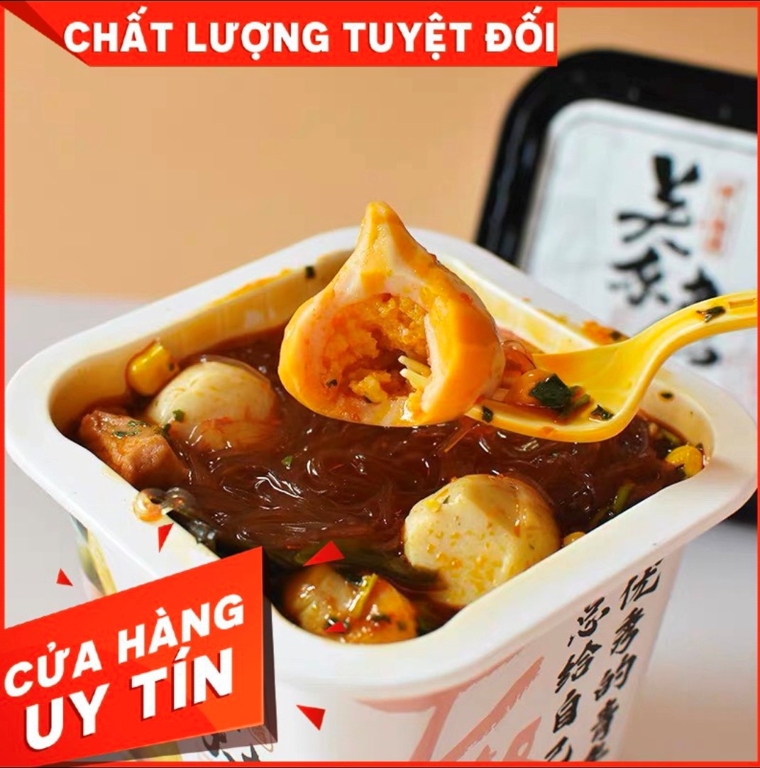 Lẩu cốc viên phô mai hải sản ( Miến ) 1 hộp / 154g