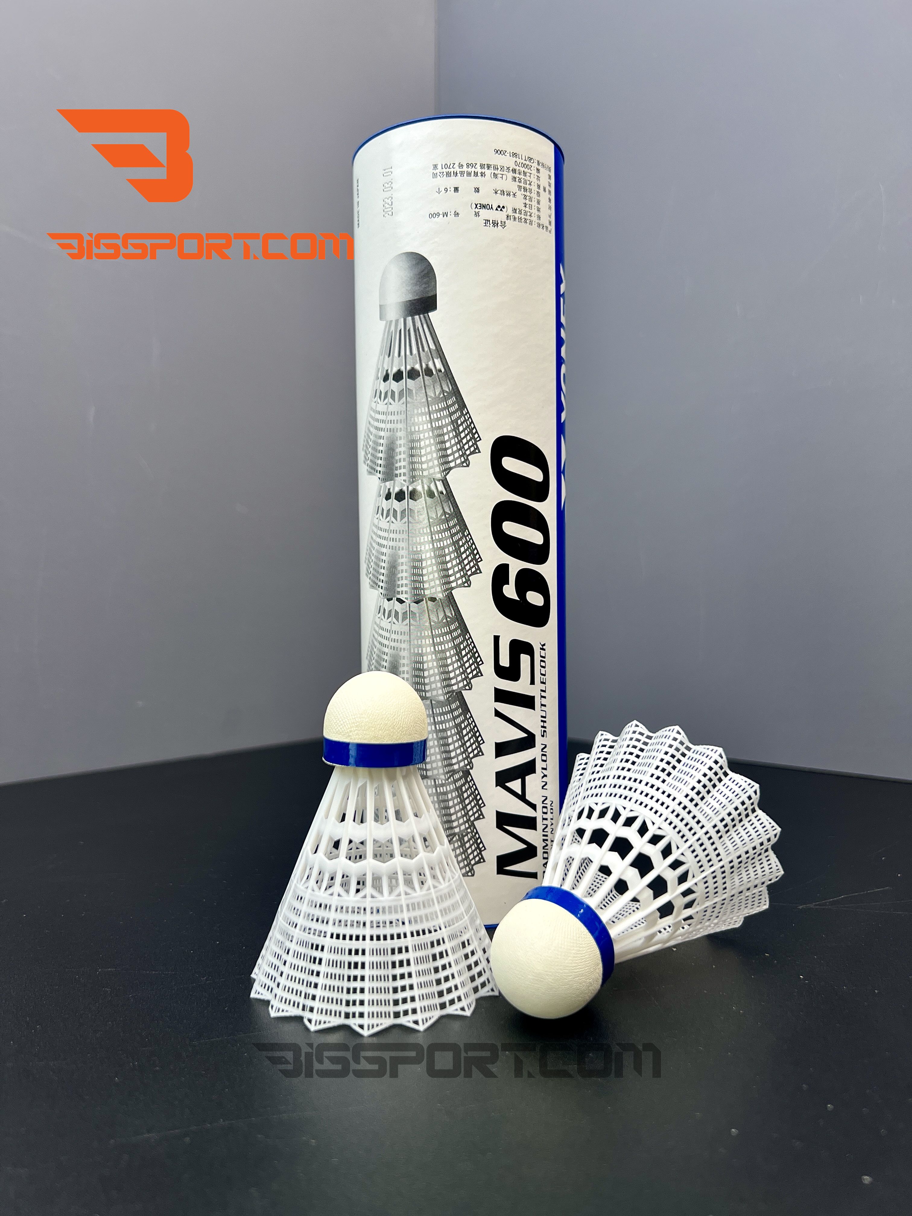 Quả Cầu Lông Nhựa Yonex Mavis 600 Chính Hãng - 1 Ống 6 Trái - Bền Bỉ, Chuẩn Sát, Giá Cực Tốt, Lựa Chọn Hoàn Hảo