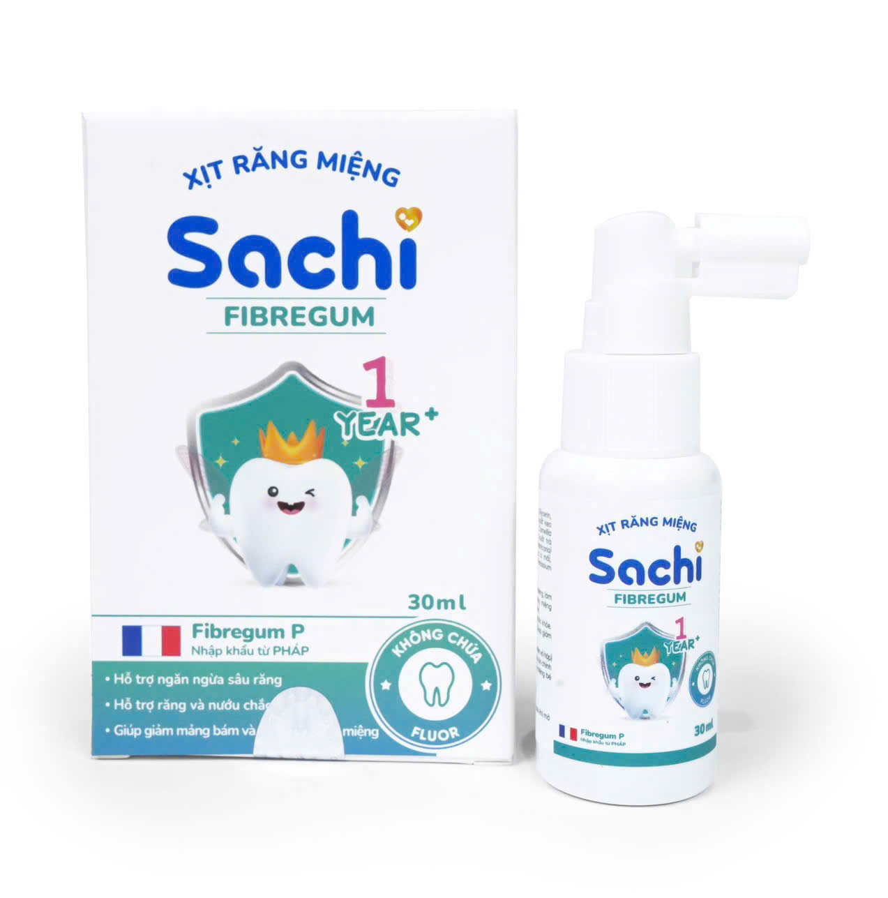 Xịt Chống Sâu Răng Cho Bé SACHI Ngăn Ngừa Mảng Bám Giảm Hôi Miệng
