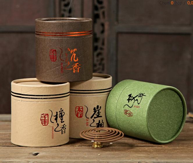 Nhang Vòng Đàn Hương Thơm Phòng (Hộp 48 vòng)