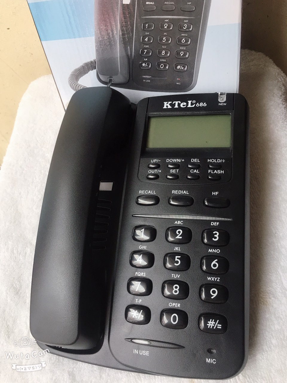 Điện thoại bàn Ktel 686 hiện số gọi đến