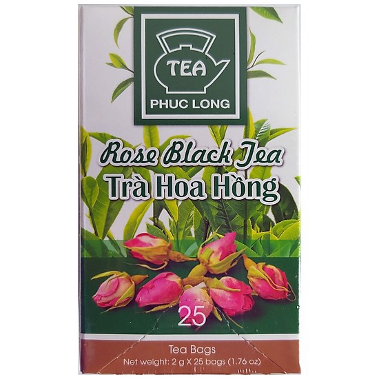 Trà hoa hồng túi lọc phúc long các loại/uống là mê