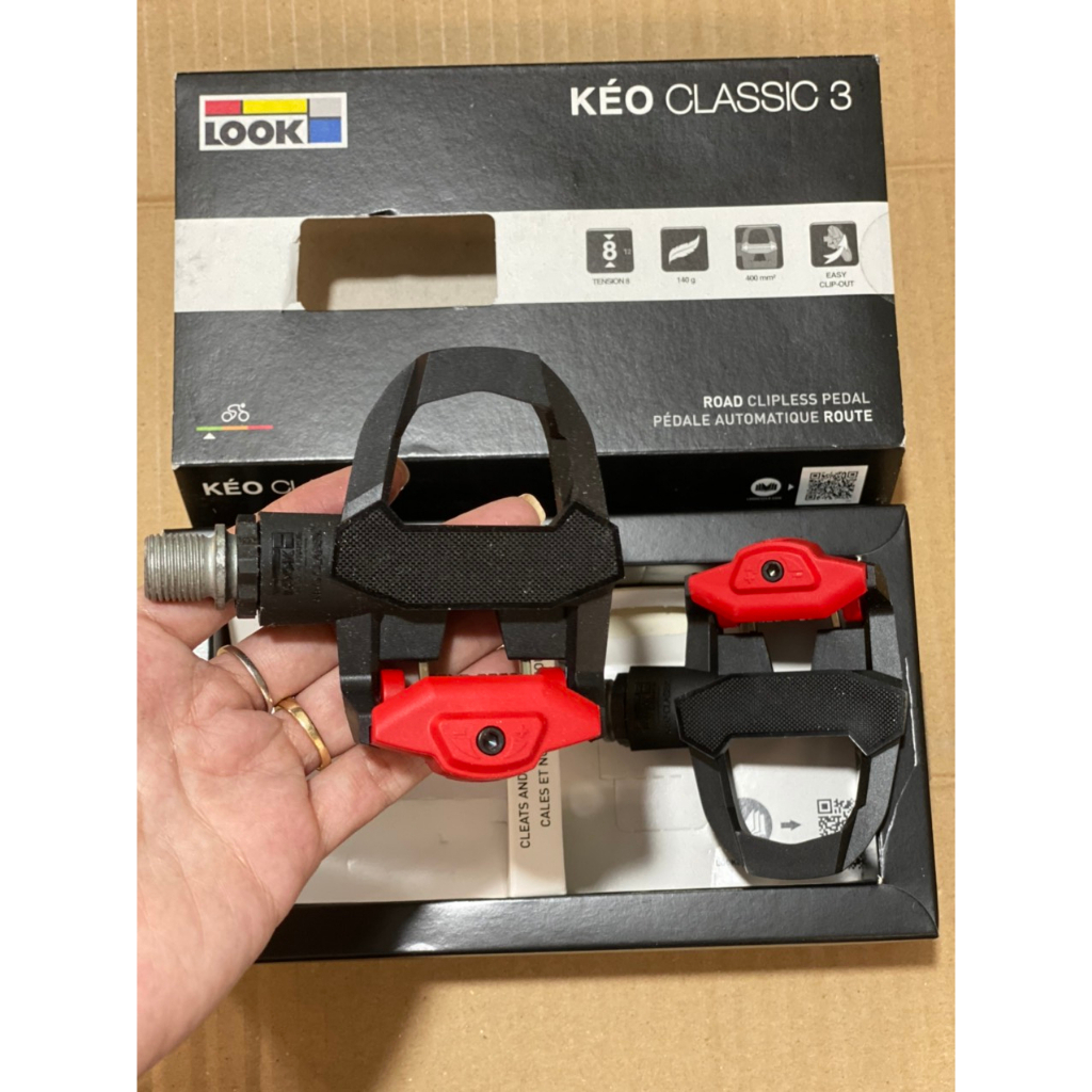Bàn đạp look kéo classic 3 kèm cá - chính hãng
