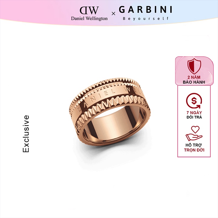 Nhẫn Daniel Wellington Elevation Ring Rose Gold DW - Garbini