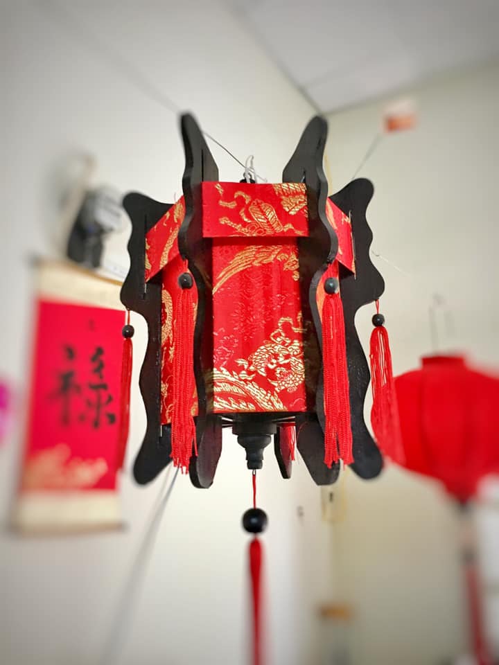 Đèn lồng gỗ lục giác Hội An