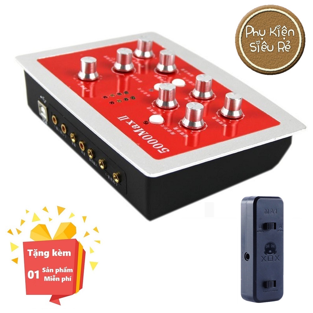 Sound card thu âm tích hợp auto tune hf-5000 max ii cao cấp - soundcard thu âm chuyên nghiệp hf-5000 pro max 2 - hf5000 pro max ii - hf 5000 max ii