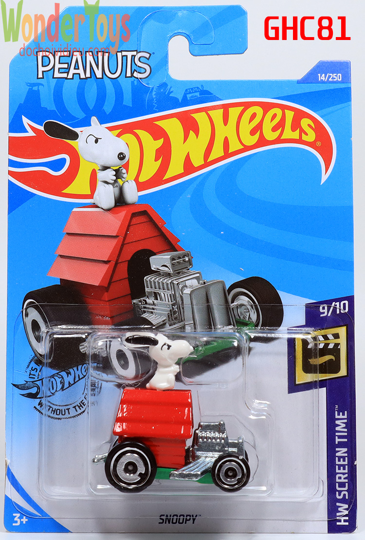 Xe mô hình hot wheels snoopy collections hw screen time - 2020 - ghc81
