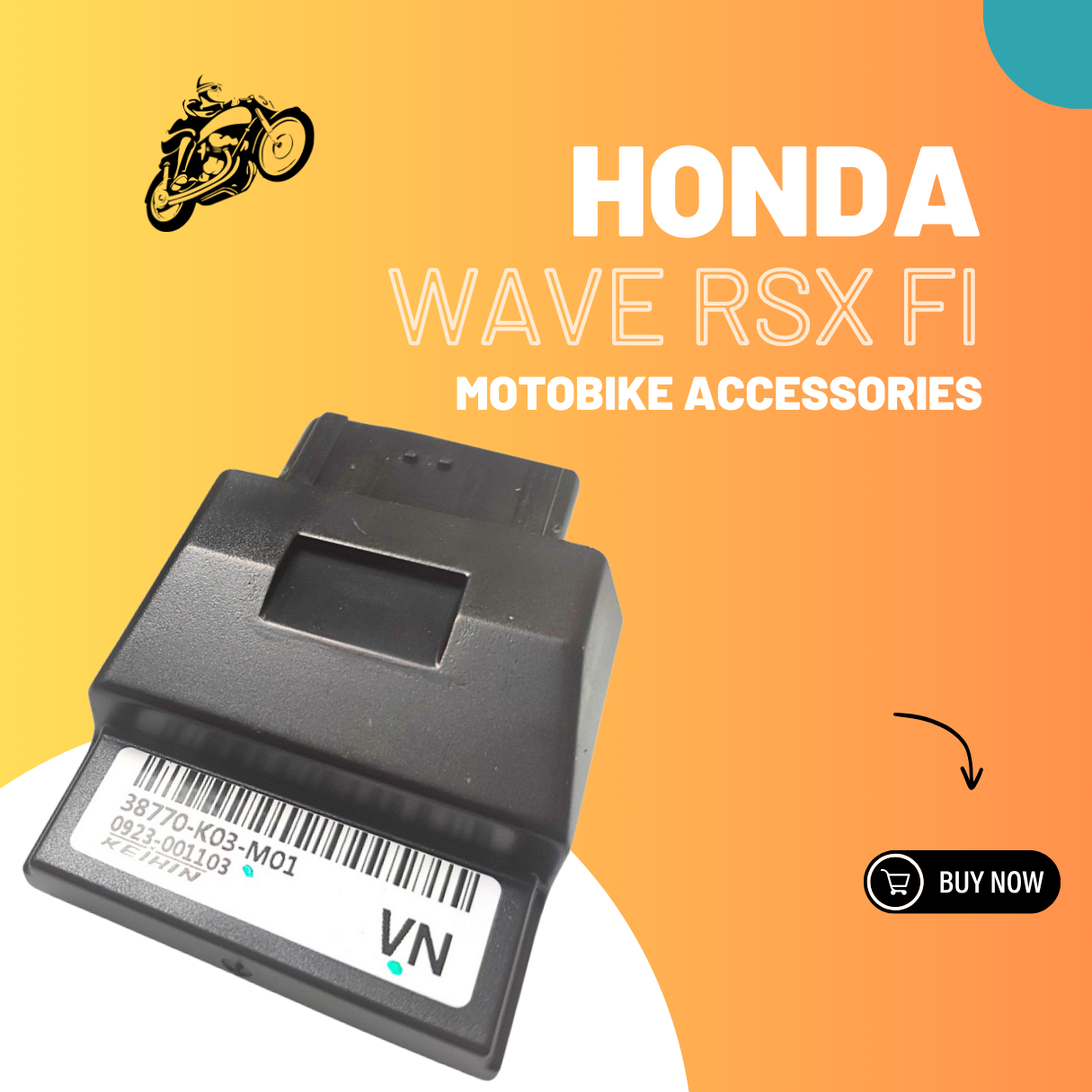 IC Xe Máy ECU Honda Wave Rsx Fi loại 1 Phụ Tùng Xe Máy Chip Điện Tử Xe Máy