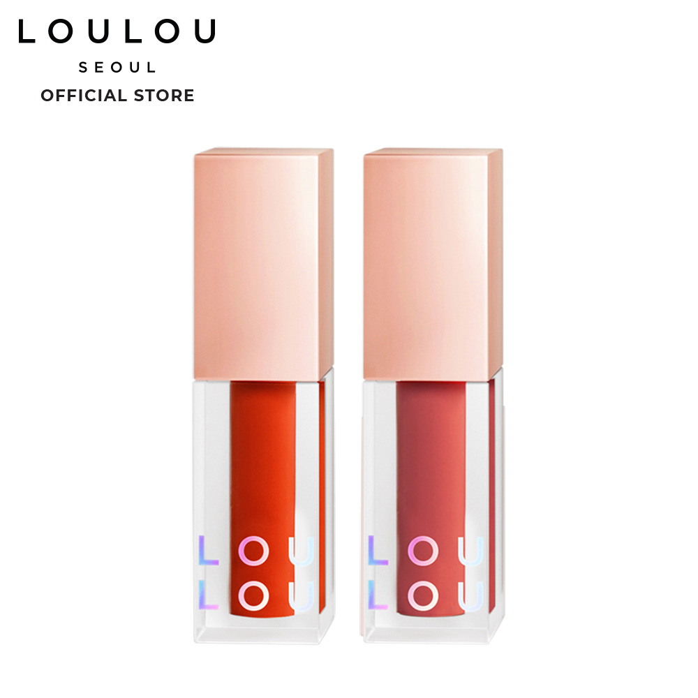 Bộ 2 son Tint Loulou - Quỳnh Anh Shyn Favorite gồm French Rosé Hồng nude và Pumpkin Pie Cam đất (3g x 2)