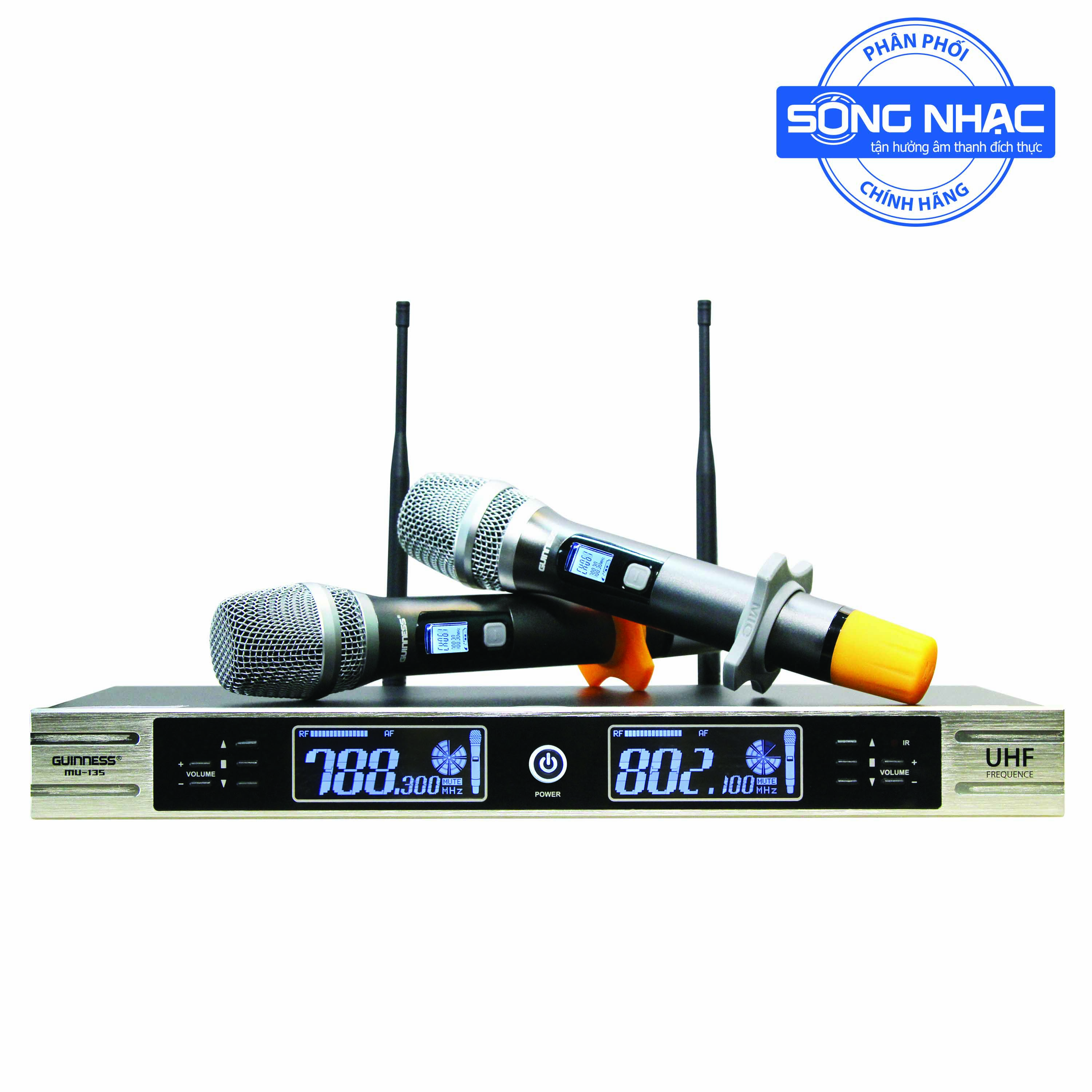 Micro karaoke không dây guinness mu135