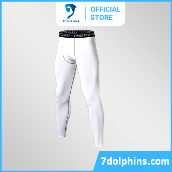 [HCM]Quần Legging Nam Loại Dài SPORT AVENUE - Quần Thể Thao Nam Dài Trắng Chuyên GYM Bóng Rổ Bóng Đá SPORTWEAR - Màu Trắng