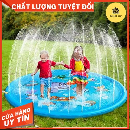 Tấm đệm phun nước cho bé 1.7m. thảm chơi phun nước cho bé - tấm nệm phun nước 1.7m