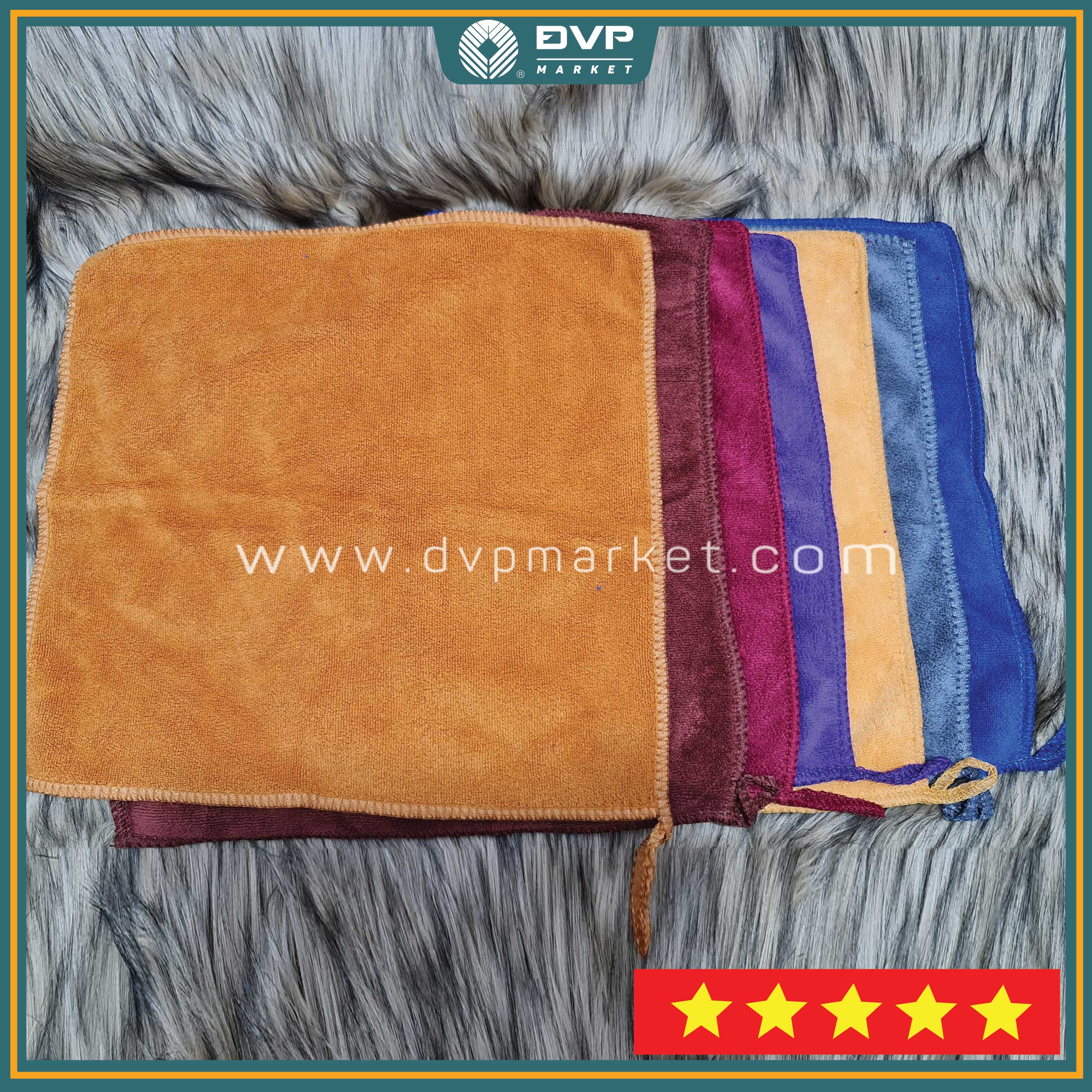 Khăn lau ly, khăn lau nhà bếp siêu sạch, không xù lông, dễ dàng lau chùi kích thước 30x30cm