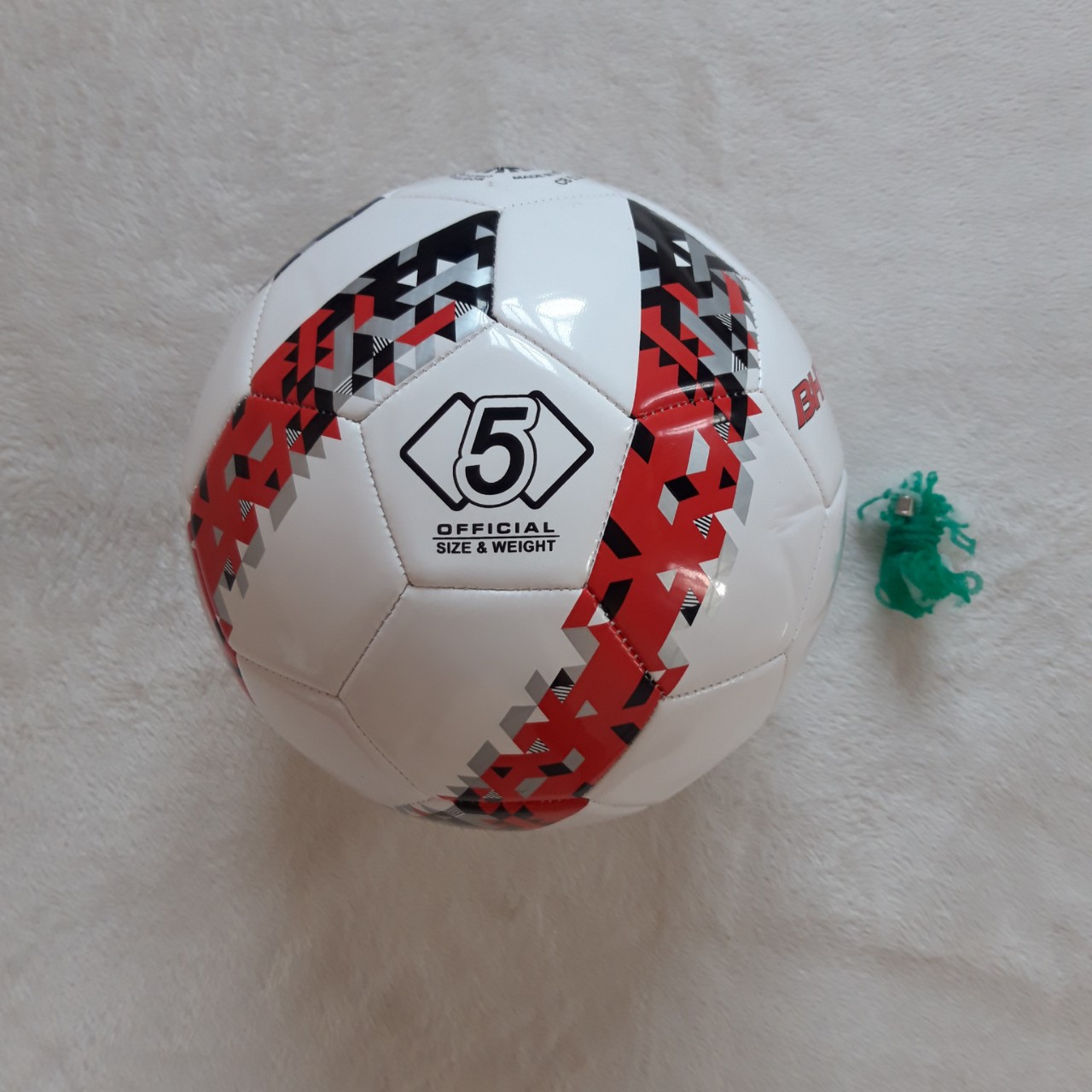 quả bóng đá số 5 mấu mới da cao cấp( hàng chính hãng) tặng kèm kim túi+1 đôi tất dài