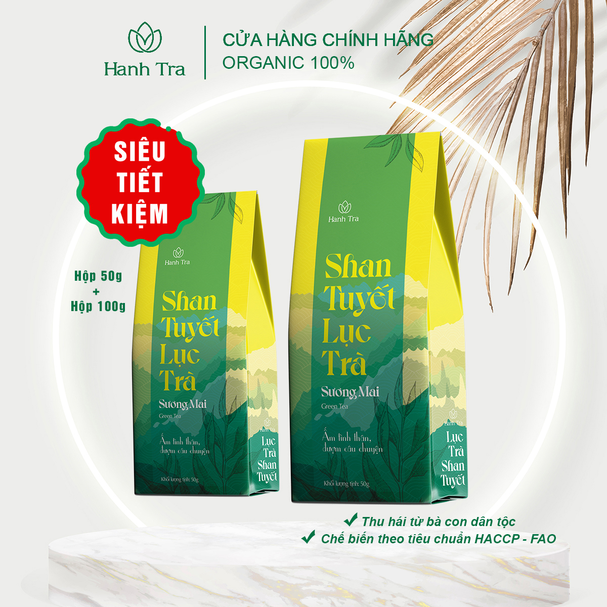 Trà Xanh Trà Shan Tuyết Cổ Thụ Combo 2 Hộp Trà Ngon Cao Cấp Chè Xanh 50g + 100g Trà Shang Tuyết Thơm Ngon Ngọt Hậu Vị Trà Bắc Ngon Tốt Cho Sức Khoẻ Trà Đặc Sản Việt Nam Chè San Tuyết Hà Giang Green Tea
