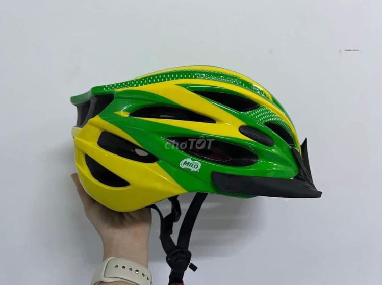 Nón bảo hiểm đi xe đạp Protec cho bé 6 tuôi trở lên và người lớn in logo Milo
