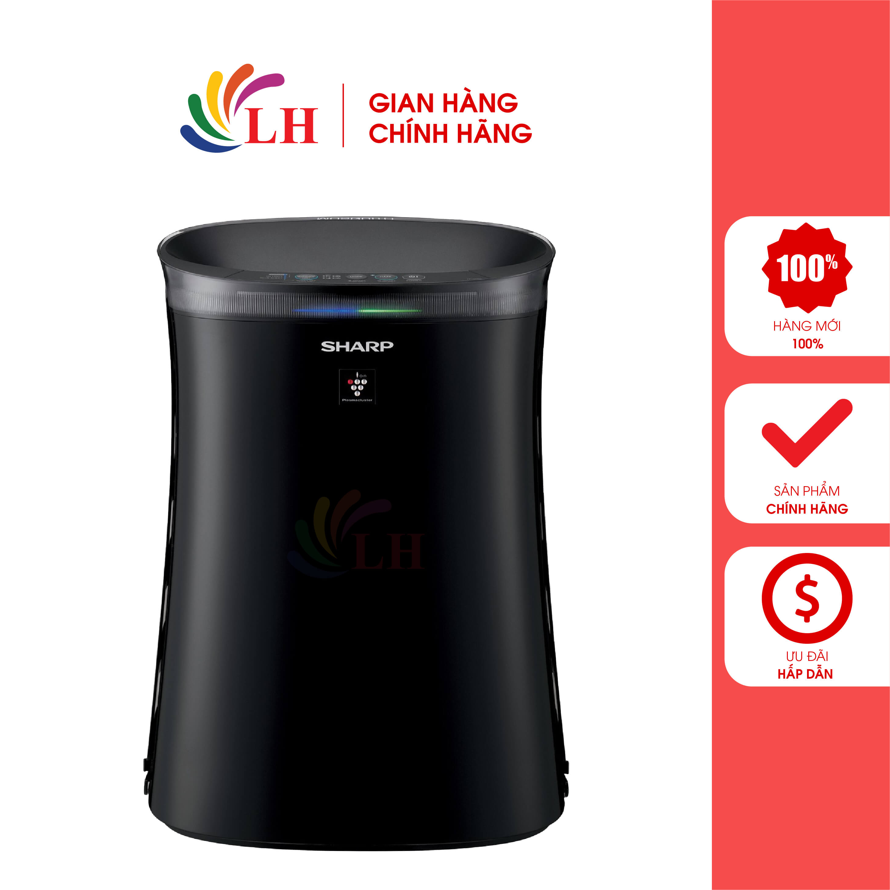 [Trả góp 0%] Máy lọc không khí kiêm bắt muỗi Sharp FP-GM50E-B - Hàng chính hãng - Lọc khí và mùi hiệu quả cho kích thước phòng dưới 40m² Inverter tiết kiệm điện mật độ Plasmacluster Ion cao loại bỏ nấm mốc và vi khuẩn