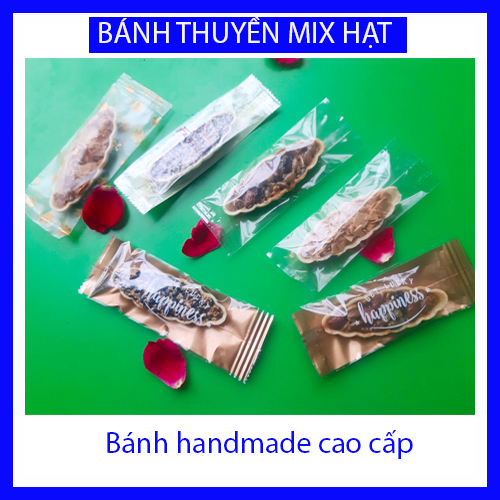 Bánh thuyền mix hạt dinh dưỡng Bánh ăn vặt cao cấp