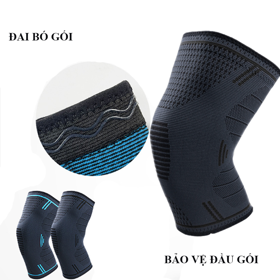 Đai bó gối bảo vệ đầu gối, bảo vệ khớp đầu gối thể thao DG7