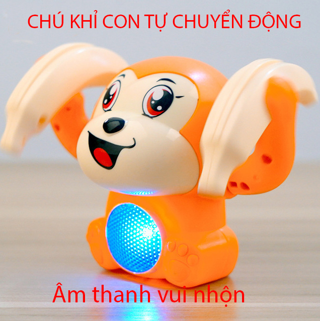 Đồ chơi trẻ em, đồ chơi điện tử, đồ chơi theo nhạc, hình chú khỉ vui nhộn ( tặng kèm pin )