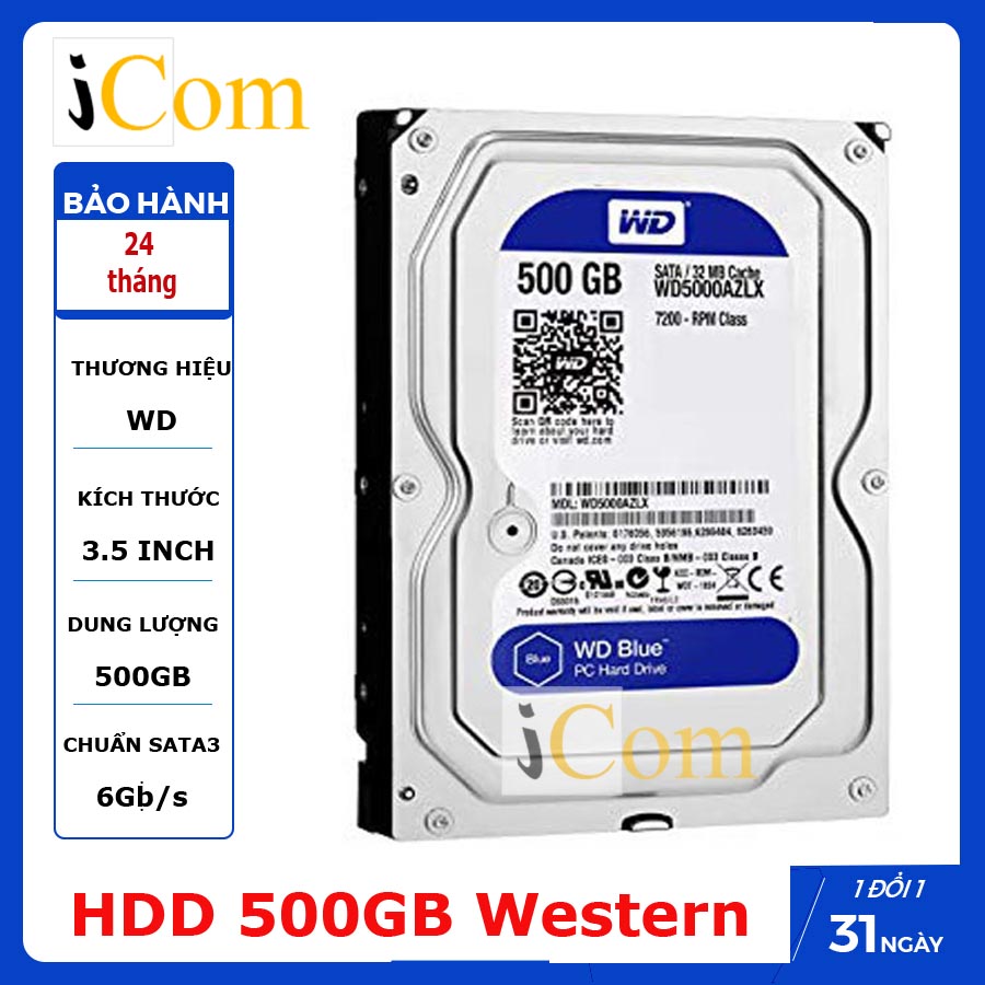 HDD 500GB Western
