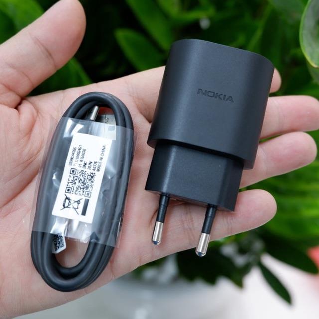 Bộ sạc nhanh nokia 18w hàng xuất châu âu chân type c