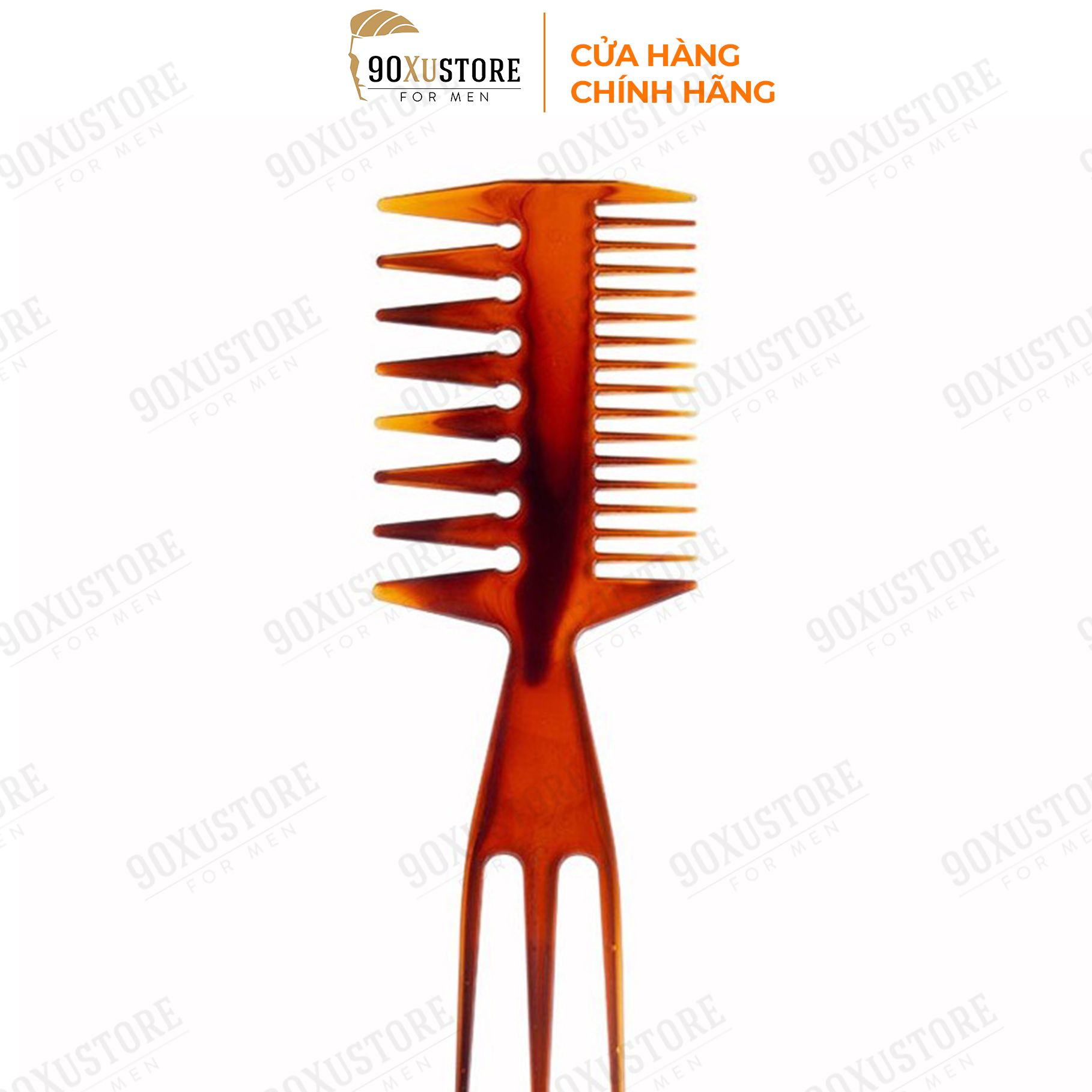 Lược chải tóc Trifecta 3 mặt chải tạo kiểu tóc nam nữ