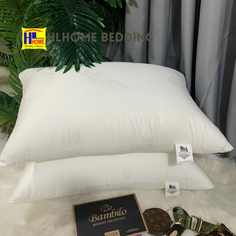 Ruột gối  bông trắng BAMBI khách sạn giá theo đôi- RG012