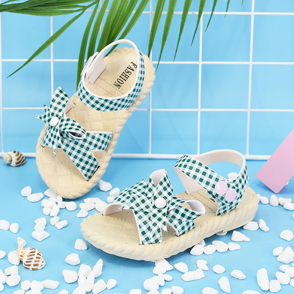 Dép sandal thắt nơ xinh xắn cho bé gái